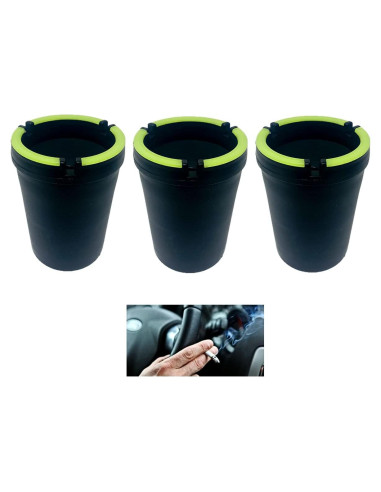 Cenicero de Cubo Brillante en la Oscuridad TSY TOOL - Paquete de 3