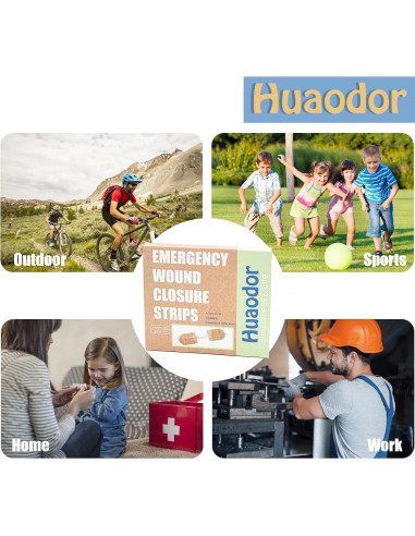 Kit de Cierre de Heridas Huaodor 3 Pcs - Sin Sutura