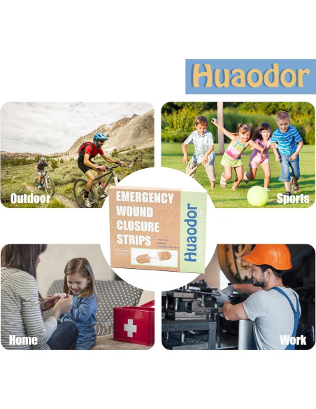 Kit de Cierre de Heridas Huaodor 3 Pcs - Sin Sutura