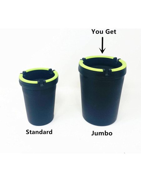 Cenicero de Cubo Brillante en la Oscuridad TSY TOOL - Paquete de 3