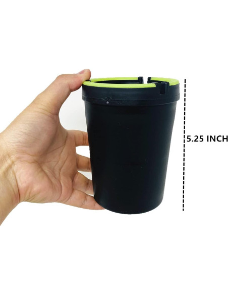 Cenicero de Cubo Brillante en la Oscuridad TSY TOOL - Paquete de 3