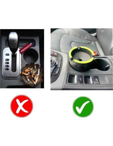 Cenicero de Cubo Brillante en la Oscuridad TSY TOOL - Paquete de 3