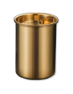 Cenicero Portátil WELANGBN Acero Inoxidable Dorado 9.6x7.7 cm