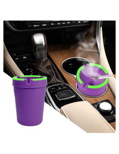 Cenicero Multifuncional QZTYTY Brilla en la Oscuridad 8cm