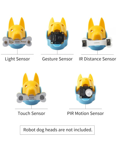 Paquete de Sensores Petoi para Robótica - Luz, Tacto, Movimiento, Distancia