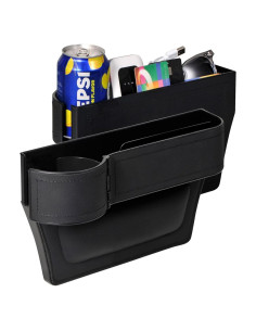 Organizador de Espacio entre Asientos Hiseanllo 2 Pzs Negro