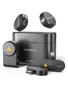 Micrófono Lavalier Inalámbrico MAONO Wave T5 48kHz 24bit