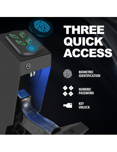 Caja Fuerte Biometrica VoleStay para Pistolas 19.3x7.6cm