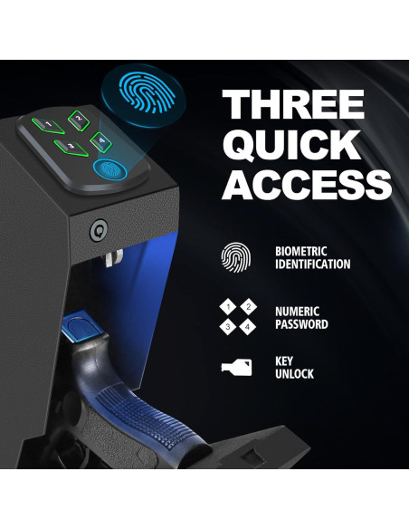 Caja Fuerte Biometrica VoleStay para Pistolas 19.3x7.6cm