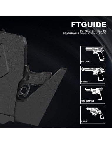 Caja Fuerte Biometrica VoleStay para Pistolas 19.3x7.6cm