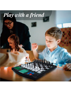 Juego de Ajedrez Electrónico TOP 1 CHESS con Voz 0.73 kg 2