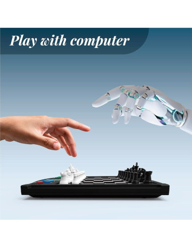 Juego de Ajedrez Electrónico TOP 1 CHESS con Voz 0.73 kg