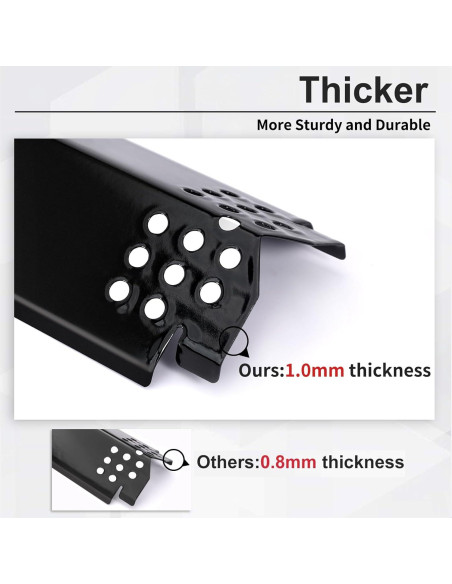 Placas de Calor Nexgrill 4 Quemador Acero Porcelánico 4 Pzas