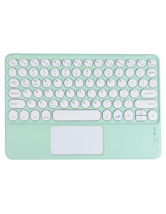Teclado Bluetooth Dtobhars con Trackpad Verde 10" Ultra Delgado