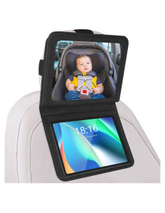 Espejo de Coche para Bebés Brislut BM-001 con Soporte para Tableta