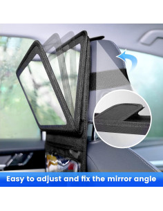 Espejo de Coche para Bebés Brislut BM-001 con Soporte para Tableta 2