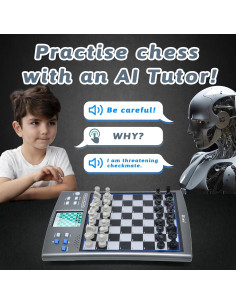 Juego de Ajedrez Electrónico iCore con Voz y 14 Juegos Mentales 2