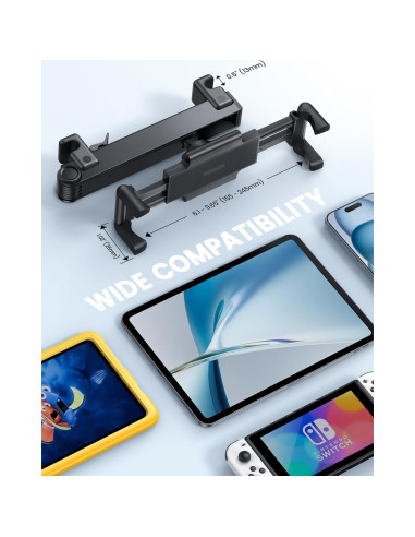 Soporte para iPad en Reposacabezas Aomiker - 13.6"