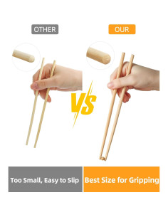 50 Pares de Palillos Reutilizables LOROTOCO 24 cm Premium 2