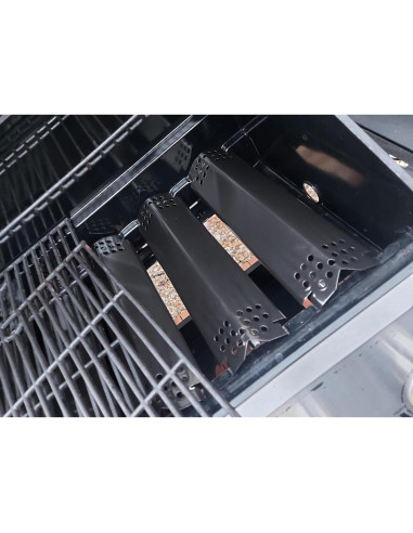 Placas de Calor Nexgrill 4 Quemador Acero Porcelánico 4 Pzas