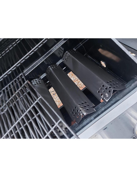 Placas de Calor Nexgrill 4 Quemador Acero Porcelánico 4 Pzas