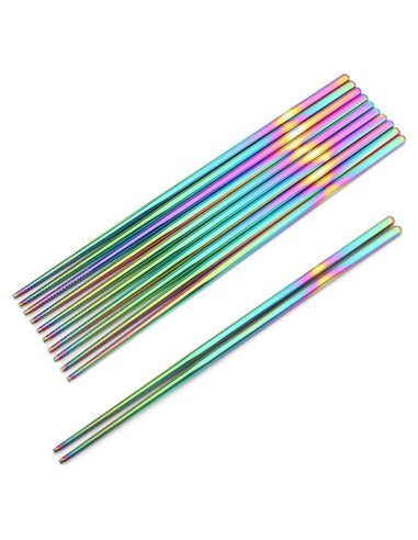 Juego de Palillos SHARECOOK Acero Inoxidable 18/10 5 Pares