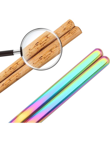 Juego de Palillos SHARECOOK Acero Inoxidable 18/10 5 Pares