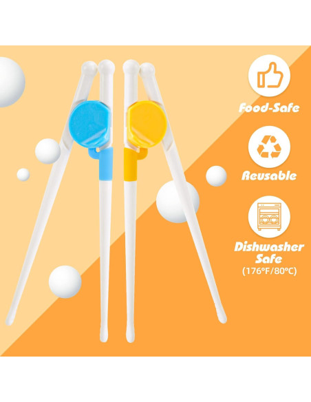 Palillos de Entrenamiento para Niños HANSGO - 4 Pares