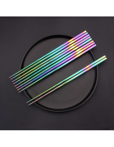 Juego de Palillos SHARECOOK Acero Inoxidable 18/10 5 Pares