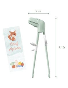 Palillos de Entrenamiento Dinosaurio para Niños - Set 3 Colores 2