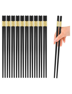 10 Pares Palillos de Fibra de Vidrio Antideslizantes YTLX