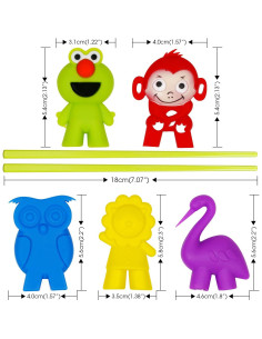 Palillos de Entrenamiento SINGARE - Set 5 Pares para Niños y Adultos 2