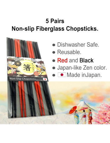 Palillos Antideslizantes de Fibra de Vidrio Richbond - Set 5 pares