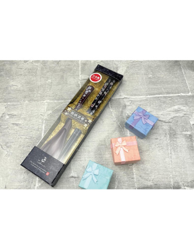 Palillos Japoneses Premium Terra - Modelo Flor PU (MK003) 23cm