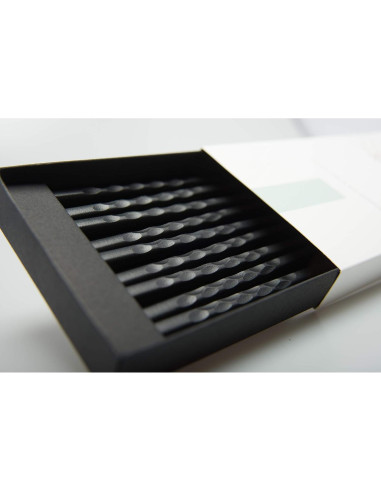 Juego de 5 pares de palillos reutilizables de lujo 21.6 cm