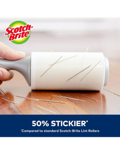 Rodillo Adhesivo Scotch-Brite 50% Más Pegajoso 48 Hojas 2