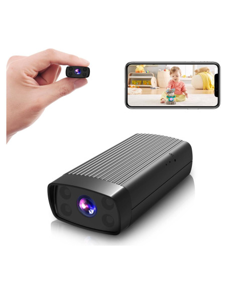 Cámara de Seguridad Mini TnoxHD WiFi HD 160 Visión Nocturna