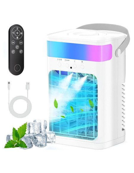 Aire Acondicionado Portátil Fioge ZF06 4 en 1 1500ML Control Remoto