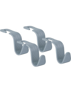 Gancho Organizador para Asiento de Coche Toiyason 4 Piezas Gris 2