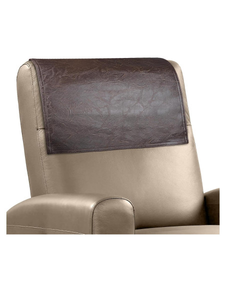 Protector de Respaldo Cuero Sintético NZDWZDN 68x43 cm Marrón
