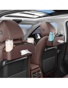 Organizador de Asiento Trasero HAOTULE SN3 Multifuncional Café 2