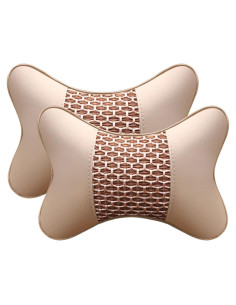 2 Almohadas Soporte Cuello Coche JforSJizT Espuma Memoria