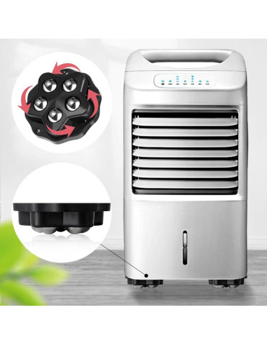 12 Ruedas Autoadhesivas Negras Weidu para Muebles 4.8cm