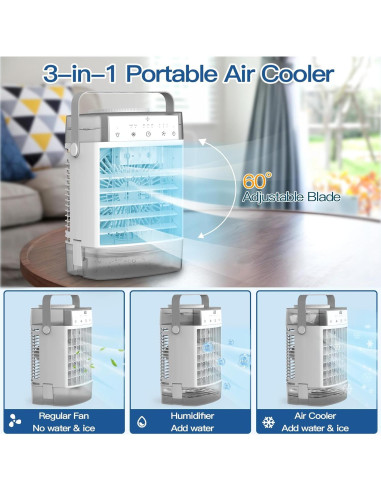 Acondicionador de Aire Portátil ToTopPioneer CF-626R 1600ml