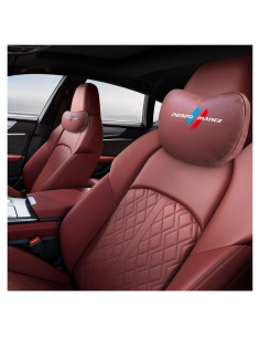 Almohada de Cuello TOPABYTE para Automóvil 2 Paquetes Rojo