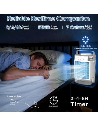 Acondicionador de Aire Portátil ToTopPioneer CF-626R 1600ml