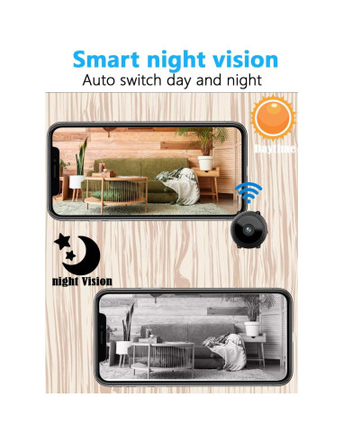 Mini Cámara Espía WiFi Shenzhenesptia 1080P Seguridad