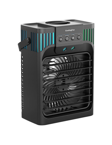 Acondicionador de Aire Portátil 4-en-1 Mini 1200ml con Control Remoto