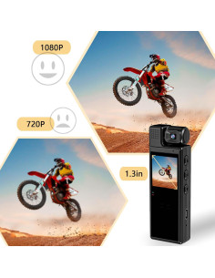 Cámara Corporal Mini HRHIKG 1080P HD con Visión Nocturna 2