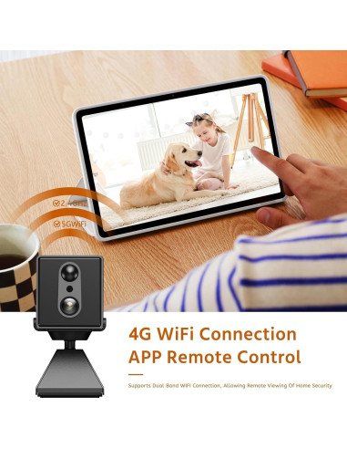 Cámara de Seguridad Inalámbrica 4K RXIMA con Visión Nocturna